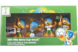 Promo-Dis Fuleco - 4er Sammelfiguren Set 2 in Geschenkbox, Sammelfiguren der Fussball Weltmeisterschaft 2014 in Brasilien