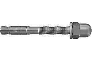 fischer FAZ II 12/20 H R - Bolzenanker mit Hutmutter zum Befestigen von Geländer und Konsolen in Beton, mit Zulassung, Edelstahl - 20 Stück - Art.-Nr. 543399