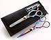 Titanium Hair Scissors AND Hair Thinning Scissors Set, 5.5 inch + Presentation Case/Box