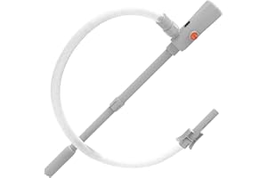 BAUDELIO Battery Operated Fuel Transfer Pump, Battery Fuel Pump With Auto-Stop, AA Battery Powered, Extra Long Hose Fits Most Size Cans, Portable Liquid Pump Transfers Gasoline, Water & More