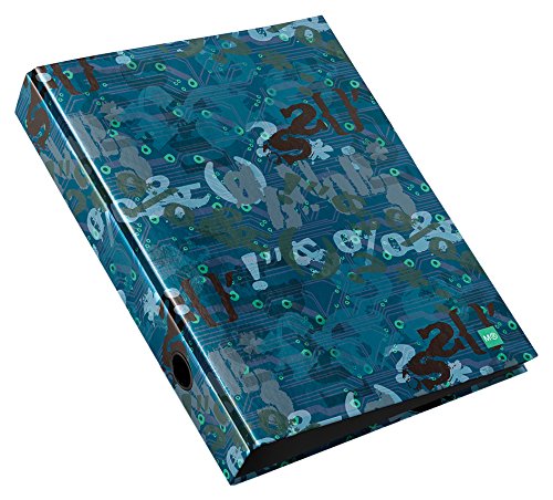 Miquelrius 14841 - Archivador 4 anillas de 40mm  A4  multicolor