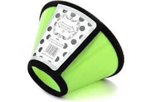 ppactvo Recovery Pet Cone Collar Isabelino De PláStico Ligero para Gatos, Perros PequeñOs Y Conejos Green,7