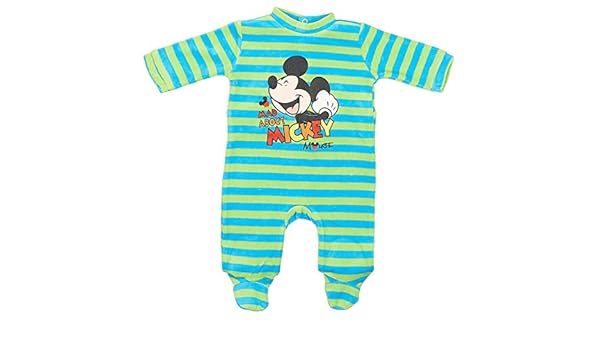 Pyjama Bebe Garcon Disney Mickey Vert Et Gris De 3 A 23mois 23 Mois Raye Blanc Gris Bebe Vetements Eng Bouldermicrofinance Org