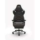 Zio Warrior Kratos 1574B1110 Ayak Uzatmalı Profesyonel Oyuncu Koltuğu - Antrasit (Jet Black) Kumaş