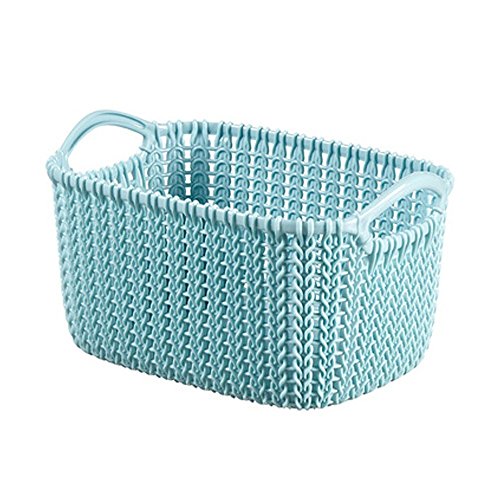 Curver Knit Cesta Rettangolare Xs - 3 Lt - 25X17X14H Blu