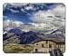 Produktbild tepee in zermatt in the swiss alps Mouse Pad, Mousepad (Houses Mouse Pad)