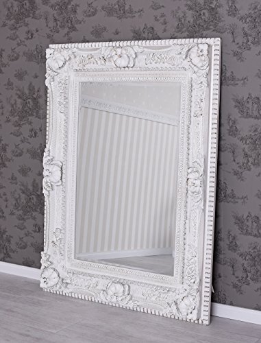 Prunkspiegel Barock Spiegel Shabby Chic Weiss Wandspiegel Chateau Palazzo Exklusiv - 3