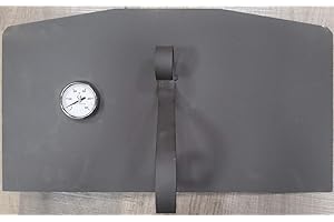 UNISTARA SPORTELLO IN LAMIERA PER FORNO A LEGNA CON TERMOMETRO FINO A 500°