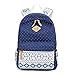 Produktbild Rucksack Damen Mit, Marsoul rucksack im rucksack, rucksack damen rucksack mädchen Weinlese-stilvolle Damen-Beutel Rucksack (Zigeuner Punkt Blau)