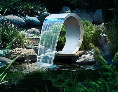 Ubbink Cascade à LED pour Piscine Inox 316 COBRA