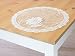 Produktbild Plauener Spitze - Deckchen Rund B 30cm - in weiß mit Blümchen