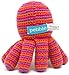 Pebble octopus rattle - Pink