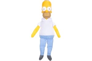 The Simpsons Homer Simpson Shelf Talker by JAKKS Pacific, with 20 Iconic Character-Inspired Phrases, Batteries Included, Soft Plush Material, Collectible Plush Shelf Talkers, 12"