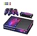 Produktbild Skin for XBOX ONE - Morbuy Design Folie Aufkleber schützende Haut Schale für Microsoft XBOX ONE Konsole und 2 Dualshock Controller Skins und Kamera Sticker Set + 10 pc Silikon Thumb Grips (Himmel Rosa)