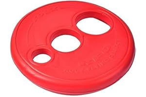 ROGZ RF01-C Flying Object Dog Throwing Disc Toy/Wurfspielzeug/Frisbee, rot