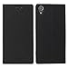Produktbild Sony Xperia XA1 Plus Hülle,Eactcoo Dünn Premium PU Leder klappbares Folio Flip Case Book TPU Cover Bumper Tasche Mit Standfunktion Magnetverschluss Kartenfach Wallet Handyhülle (XA1 Plus, Black)