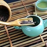 Länge: 18cm/7.1 inch INOVEY Bambus Teelöffel Gebogener Tee Löffel Tee Blätter Messung Kungfu Tea Acess