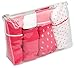 CharmLeaks Women's Maternity Underwear Cotton Knickers/Panties Nursing Briefs M Pink/White