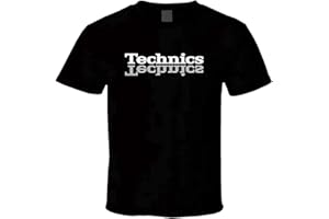 CNE Men's Technics T Shirt DJ 1200 Turntable Music House Techno Electronic Hip Hop New