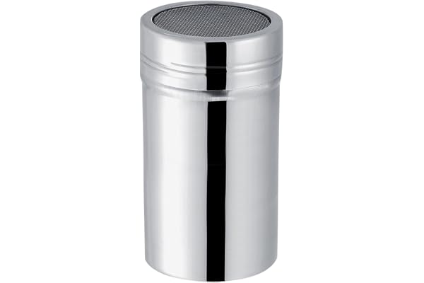 Generic Rostsäker Choklad Florsocker Shaker Idealisk för Kakor och Bakning Av Rostfritt Stål Pulver Shaker (Stor)