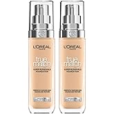 L'Oreal Paris DOUBLE Foundation For Face, Skincare Infused With Hyaluronic Acid, True Match Hydrating Liquid Foundation For A