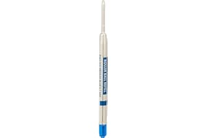 CARAN D'ACHE Caran D’Ache – Recambio Roller Reemplazable para Bolígrafos Retráctiles de Bola, Escritura suave y Secado Rápido, Recambio de Punta Media M (Azul)