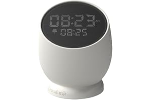 ‎KREAFUNK KREAFUNK Bell: kabelloser Wecker und Uhr (Weiß)