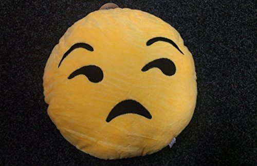 GROSSES Emoji Kissen *TRAURIG* Emoji-con WhatsApp Emoticon Smileys Dekokissen Emotion Emoji Kissen Emojicon Emoji.con Sofakissen