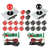 Neuer Interface-Modus 8-Wege-Joystick (rot und schwarz)