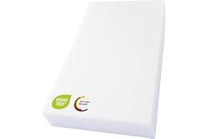 KiNDERWELT Imbottitura in schiuma 140 x 70 x 8 cm, schiuma 8 cm, imbottitura in schiuma, materasso per tappezzeria fai da te, materasso, campeggio, fai da te