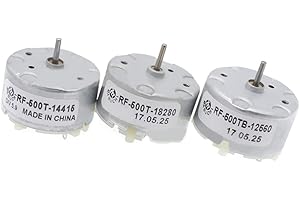 AOYYGG 1PCS RF-500TB Micro DC Motor,RF-500TB Permanent Magnet DC Motor,RF-500TB-14415 RF-500TB-12560 RF-500TB-18280 Motor Large Torque, Stable Speed, Low Noise (RF-500TB-18280)