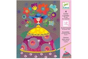 Djeco DJ09725 Small Gifts-Scratch Cards, Multicoloured