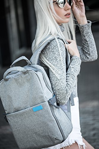Elecom DGB-S023GY Rucksack Kamera Tasche Tragetasche Fächer grau - 10