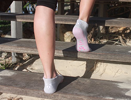 Die Besten Rutschfesten Luxuriösen Yoga-Socken aus Bambus für Pilates Rehaklinik| Umweltfreundlich| Atmungsaktiv| Hygienische Grip-Socken mit Anti- Rutsch-Beschichtung für perfekte Standfestigkeit - 2