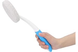 ‎FTVOGUE Szczotka do Czyszczenia Muszli Klozetowej, Szczotka do Czyszczenia Pumeksu do Usuwania Plam i Osadów Wodnych, Odpowiednia do Toalety, łazienki, Płytek, Basenu, Wanny, Akwarium,