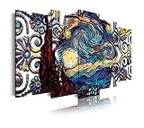 Medidas del cuadro: 200 x 100 cm (mettendo juntos todos los Piezas colgantes), 210 x 100 cm (dejando un margen de separación de 2 - 3 cm entre los piezas colgantes)