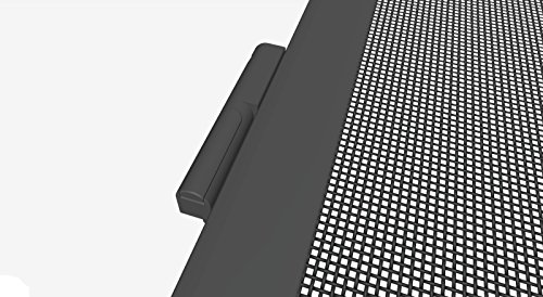 Windhager Insektenschutz Spannrahmen-Tür Fliegengitter Alurahmen für Türen, individuell kürzbar, 100 x 210 cm, Anthrazit - 5