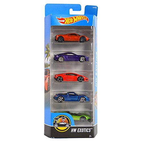 Hot Wheels 2017 Hw Exotics Toy Car - Pack of 5