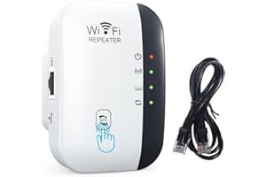 MAUIUW 2025 Newest WiFi Extender, WiFi Booster, WiFi Repeater, Covers Up to 3650 Sq.ft and 35 Devices, Internet Booster - with Ethernet Port, Quick Setup, Home Wireless Signal Booster,UK Plug,White