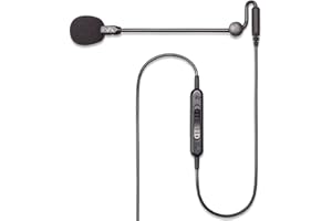 Antlion Audio ModMic Uni Microphone antibruit avec commutateur de sourdine, Compatible avec Mac, Windows PC, Playstation 4, Xbox One et Plus