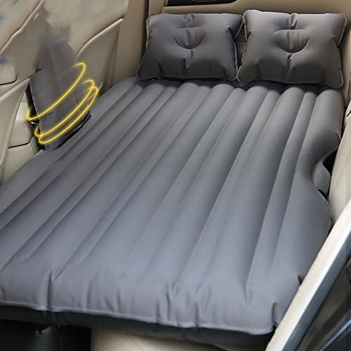 Black Car Airbed Travel Inflatable Mattress Air Bed Set Airbed Camping Outdoor Auto Back Seat Backseat Cushion SUV Universal