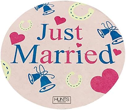 Just Married Wedding Day Coasters Pack Of Two (2)