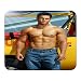 Produktbild Gaming Mauspad mit Fotodruck Mousepad 220 x 180 mm Rutschfest Schwarz Fransenfreier Rand Präzision Pin Up Erotik Rettung Schwimmer bedruckt