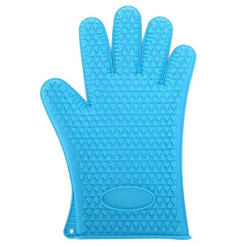 Preisvergleich Produktbild silikon - wärme - handschuhe, isolierte wasserdicht, grillen grillen, kochen, ofen backen, rauchen topflappen, finger, hand handgelenk schutz