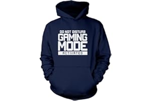 HOTSCAMP Gaming Hoodie - Do Not Disturb Gaming Mode Activated Unisex Adults, Kids and Teen Hoodie For Gamer Games Addict Stuff Accessories