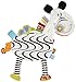 Vital Innovations Label-Label Cuddly Animal Toy Friends LL-FR1205 Zebra Black / White