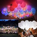 Toykart LED Balloons for Birthday, Festival Celebrations, Multicolour (Set of 25)