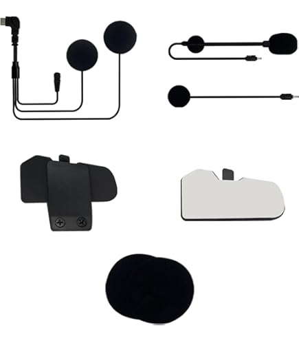 Kit Microfono E Altoparlante BETOWEY TK-X2 Per Interfono Moto - Con Morsetti E Fermagli - Foto 3