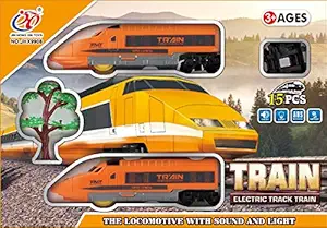 Tector Electric Track Train Set, 15 Pieces