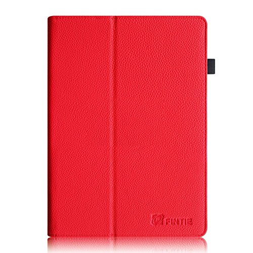Fintie Samsung Galaxy Tab S 10.5 Hülle Case – Slim Fit Folio Kunstleder Schutzhülle Cover Tasche mit Ständerfunktion für Samsung Galaxy Tab S T800 T805 (10,5 Zoll) Tablet (mit Auto Schlaf / Wach Funktion), Rot - 9